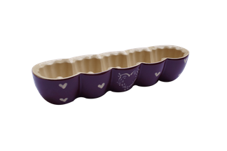 MiniKoug ou Maxikoug  Motif "aubergine cœur" 